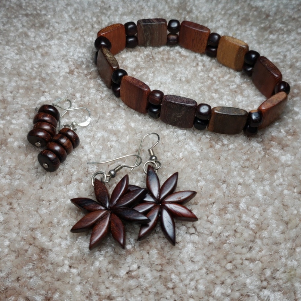 Authentic Costa Rican Wood Jewelry